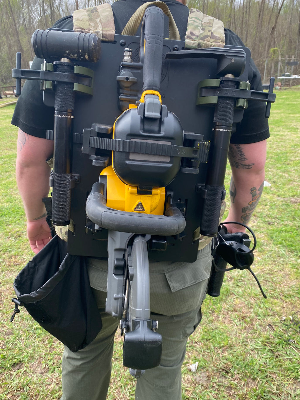 Bushido Tactical Mule Breacher's Backpack w/Multi-Tool Mounts (Quickie Saw / CS /CBT)