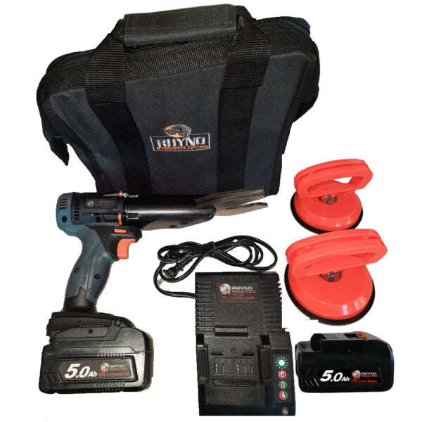 18V RHYNO 3 Windshield Cutter™ Soft Carry Bag Kit